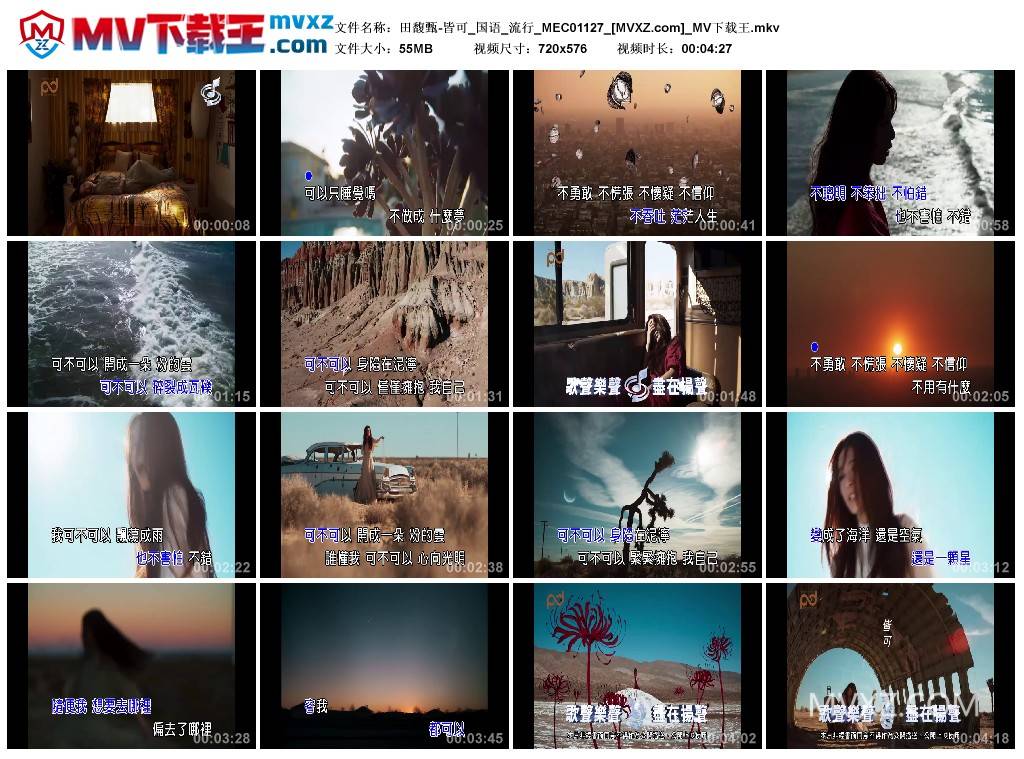 田馥甄-皆可_国语_流行_MEC01127